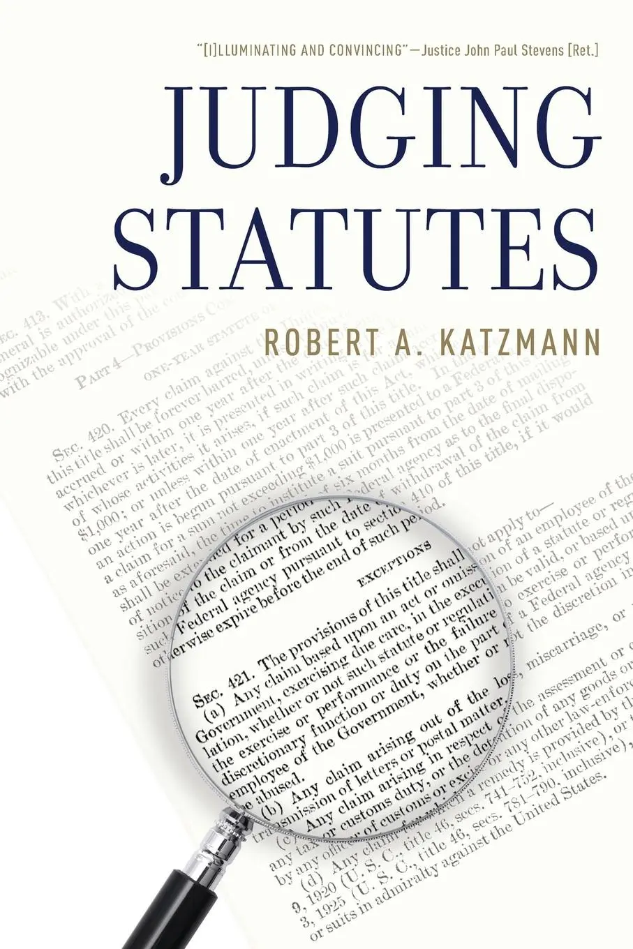 Cover: 9780190263294 | JUDGING STATUTES P | Robert A. Katzmann | Taschenbuch | Englisch
