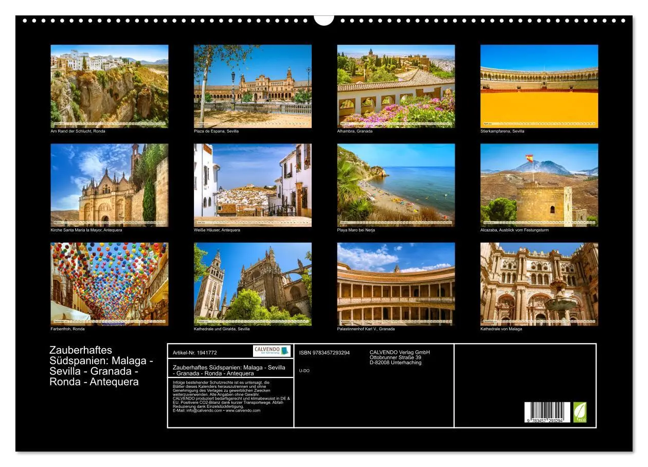 Bild: 9783457293294 | Zauberhaftes Südspanien: Malaga - Sevilla - Granada - Ronda -...