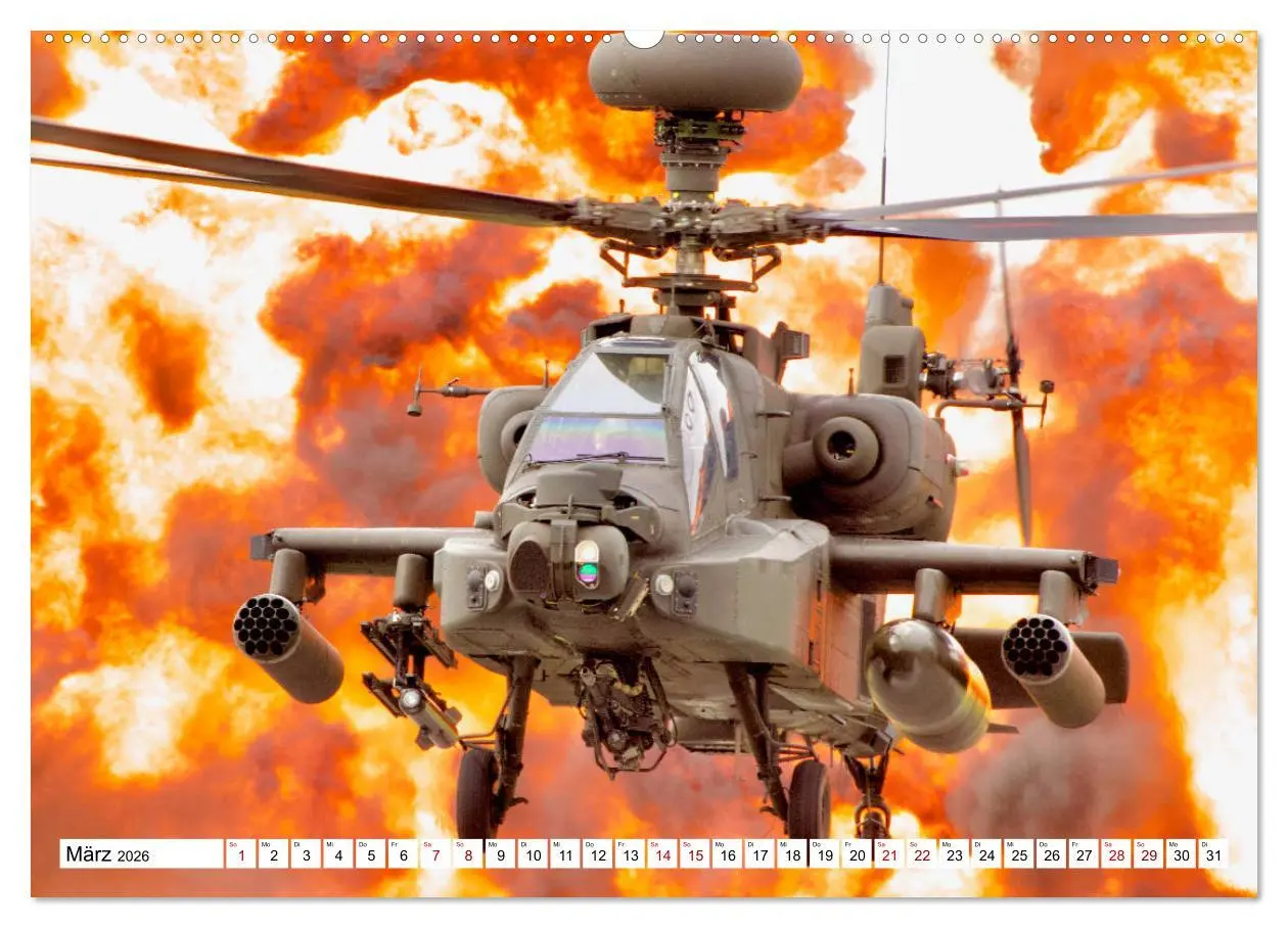 Bild: 9783457673294 | Hubschrauber in Action (hochwertiger Premium Wandkalender 2026 DIN...