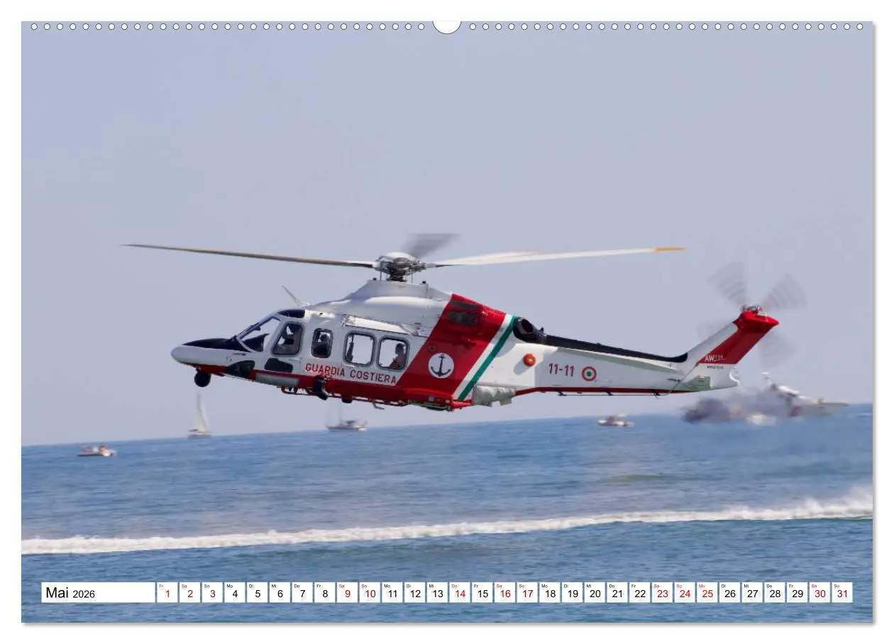 Bild: 9783457673294 | Hubschrauber in Action (hochwertiger Premium Wandkalender 2026 DIN...