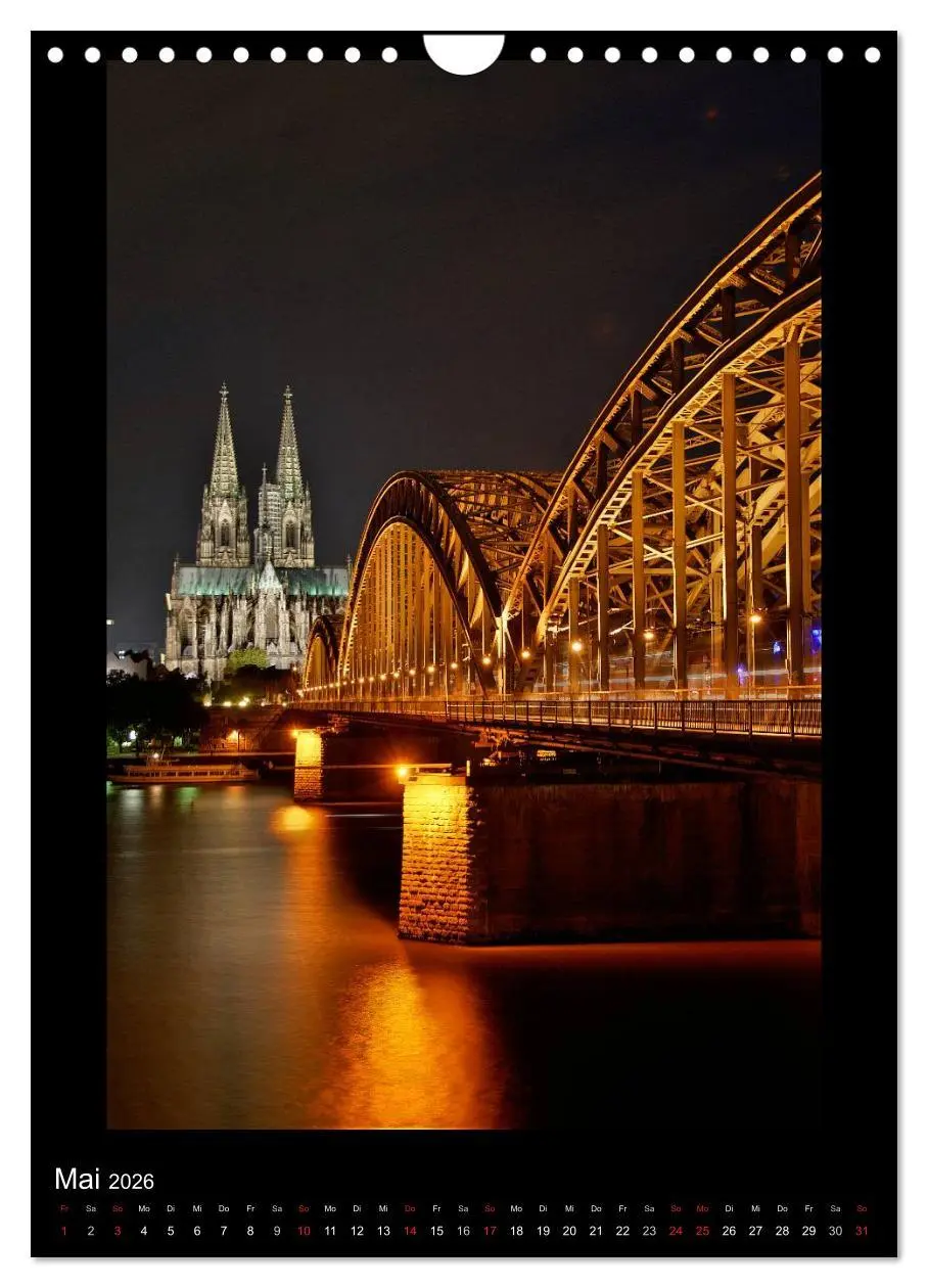 Bild: 9783516453294 | Köln-Nachts - Eine Metropole nicht nur im Mondschein (Wandkalender...