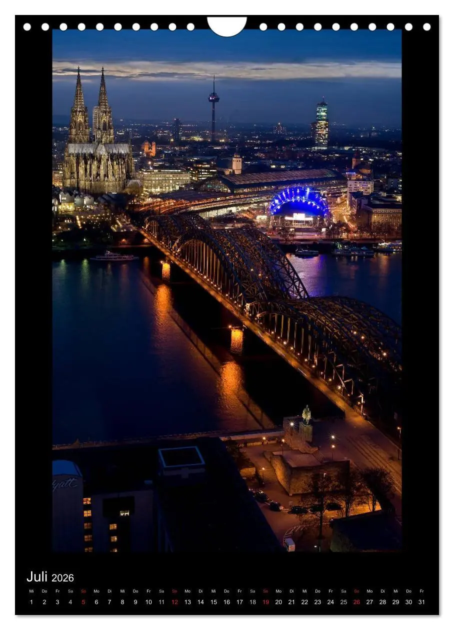 Bild: 9783516453294 | Köln-Nachts - Eine Metropole nicht nur im Mondschein (Wandkalender...
