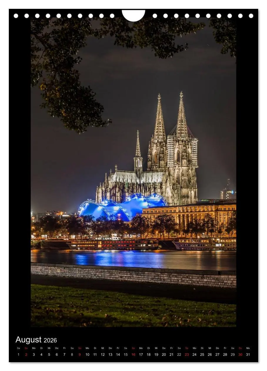 Bild: 9783516453294 | Köln-Nachts - Eine Metropole nicht nur im Mondschein (Wandkalender...