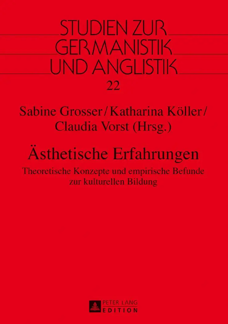 Cover: 9783631673294 | Ästhetische Erfahrungen | Sabine Grosser (u. a.) | Buch | Deutsch