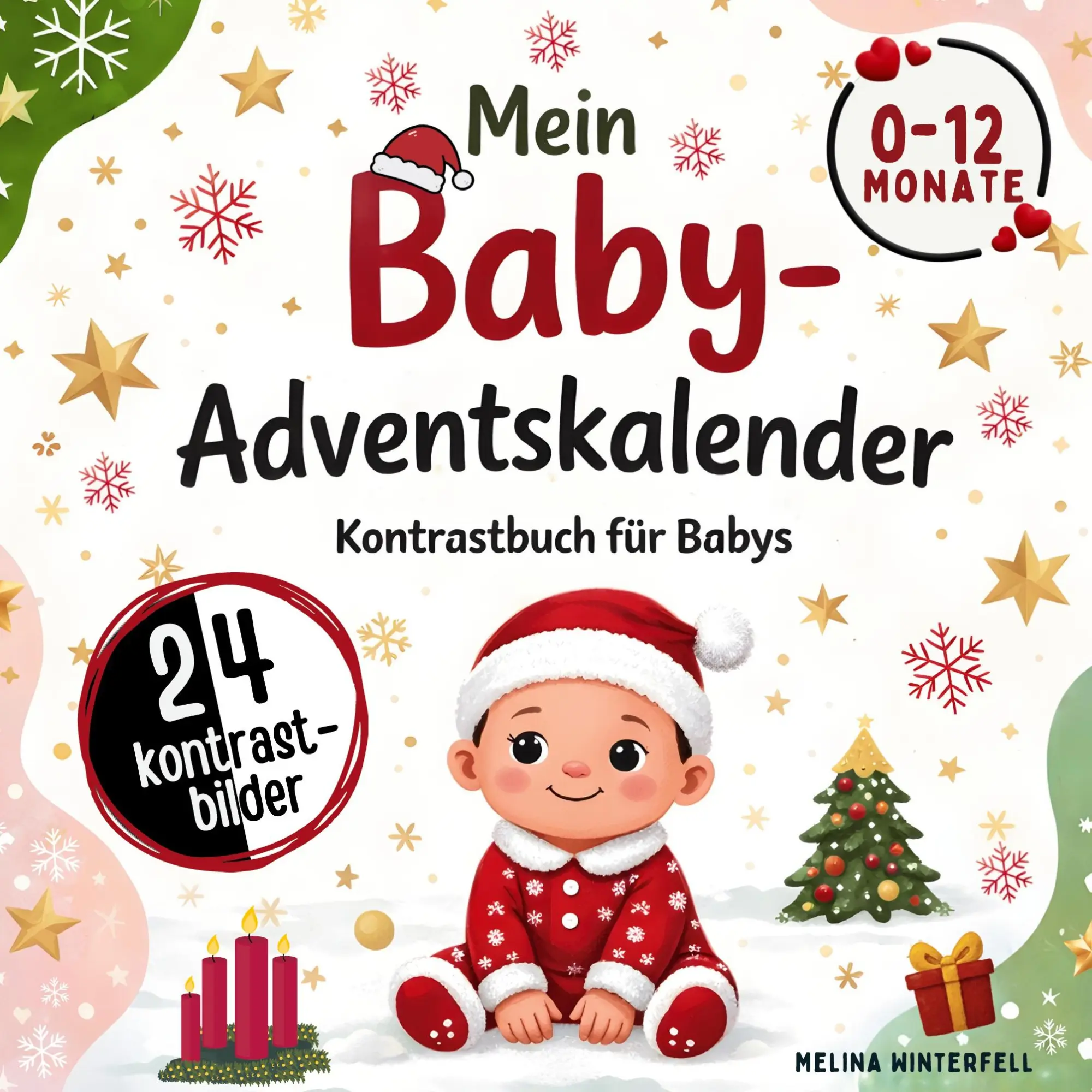 Cover: 9783696713294 | Mein Baby-Adventskalender - Kontrastbuch für Babys von 0-12 Monaten