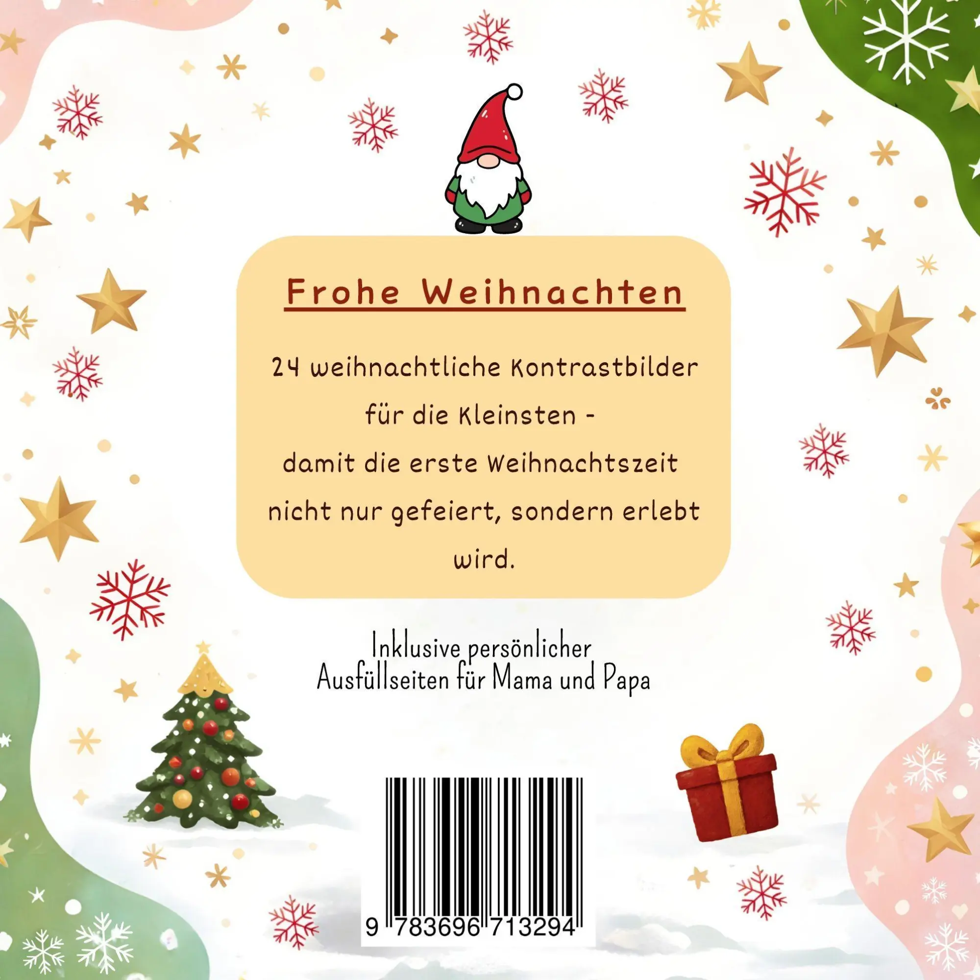 Rückseite: 9783696713294 | Mein Baby-Adventskalender - Kontrastbuch für Babys von 0-12 Monaten