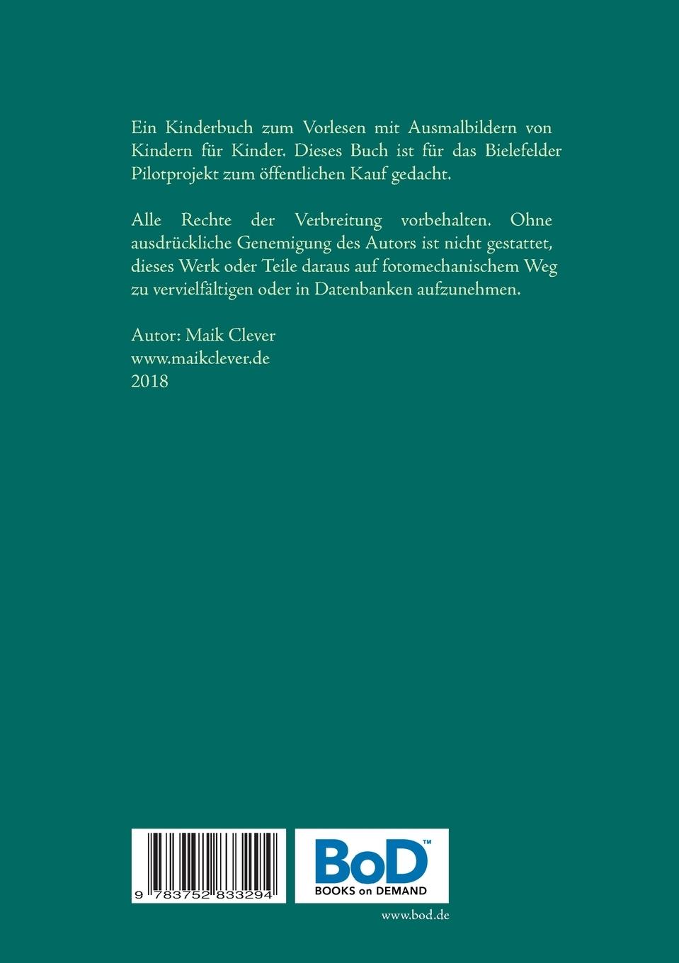 Rückseite: 9783752833294 | Raschmunzels Gute-Nacht-Geschichten | Maik Clever | Taschenbuch | 2018