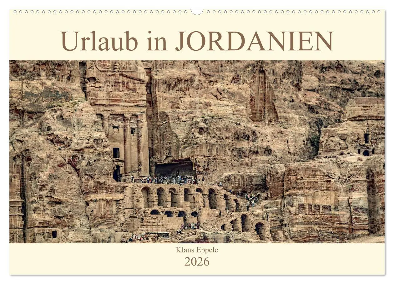 Cover: 9783457803394 | Urlaub in JORDANIEN (Wandkalender 2026 DIN A2 quer), CALVENDO...