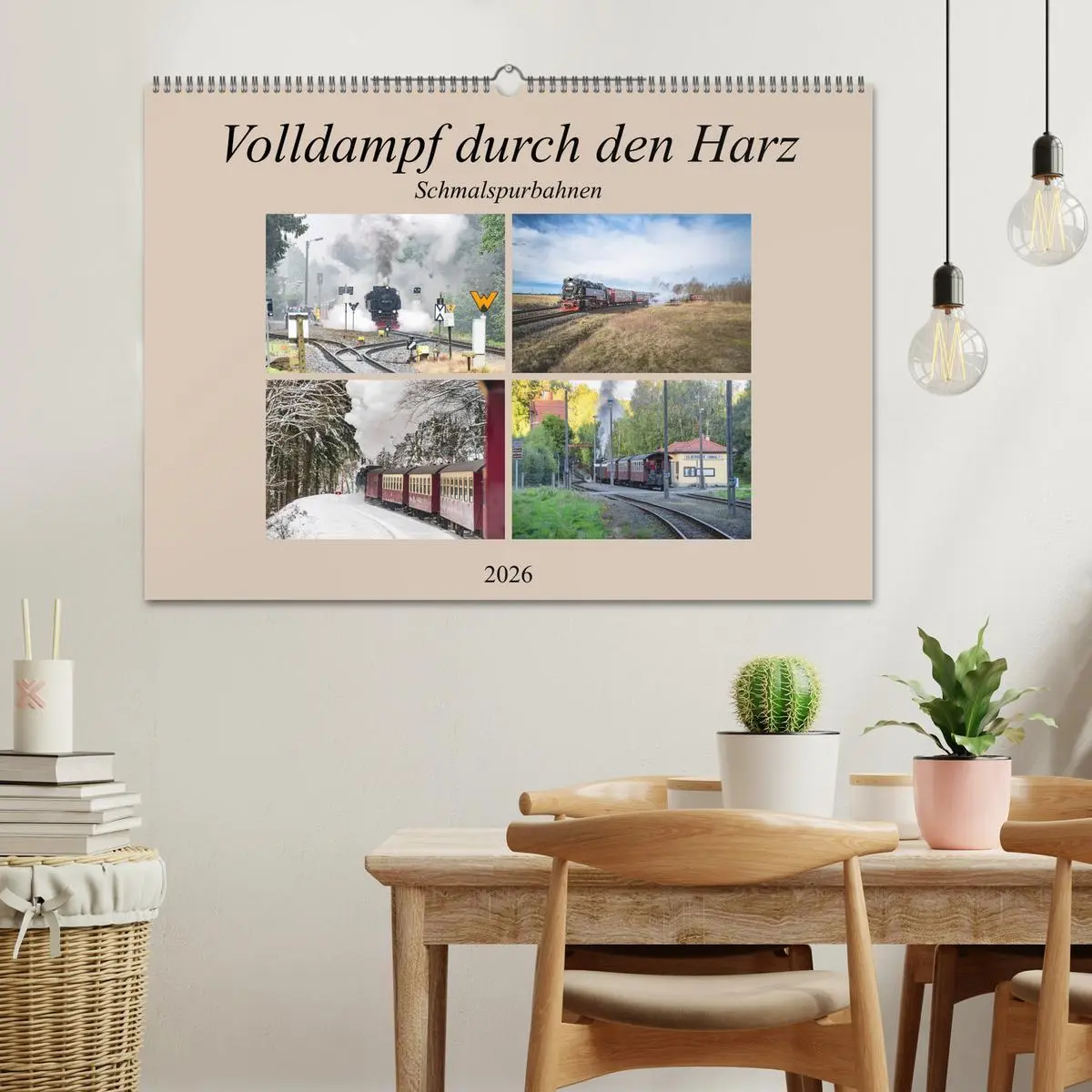 Bild: 9783457723494 | Volldampf durch den Harz (Wandkalender 2026 DIN A2 quer), CALVENDO...