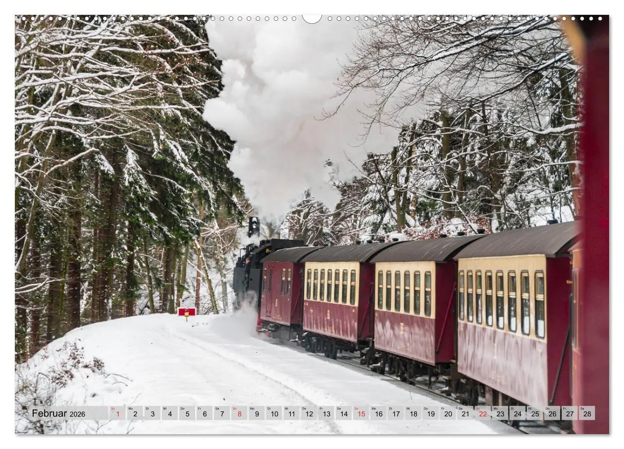 Bild: 9783457723494 | Volldampf durch den Harz (Wandkalender 2026 DIN A2 quer), CALVENDO...