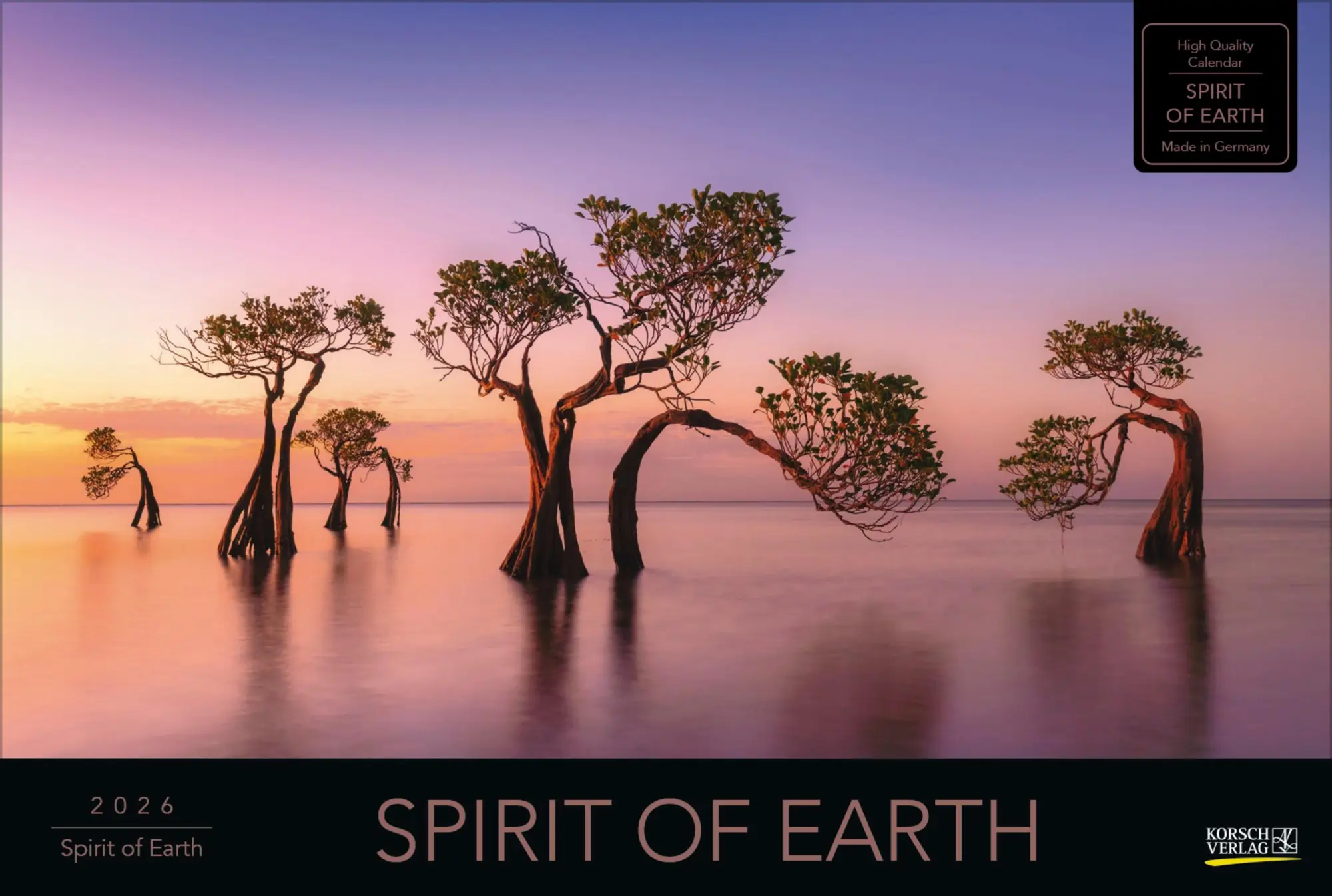 Cover: 9783731883494 | Spirit of Earth 2026 | Verlag Korsch | Kalender | 14 S. | Deutsch
