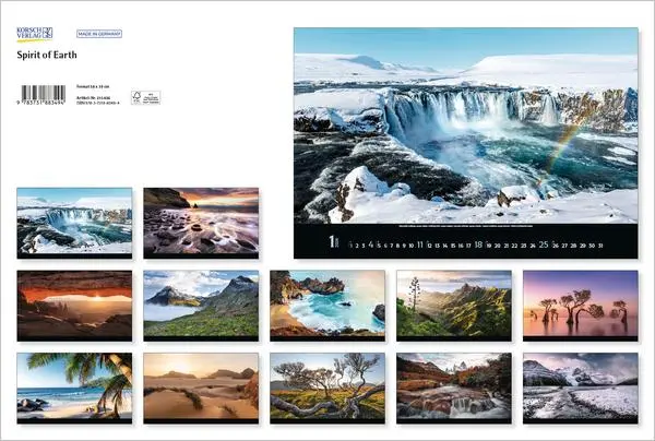 Bild: 9783731883494 | Spirit of Earth 2026 | Verlag Korsch | Kalender | 14 S. | Deutsch