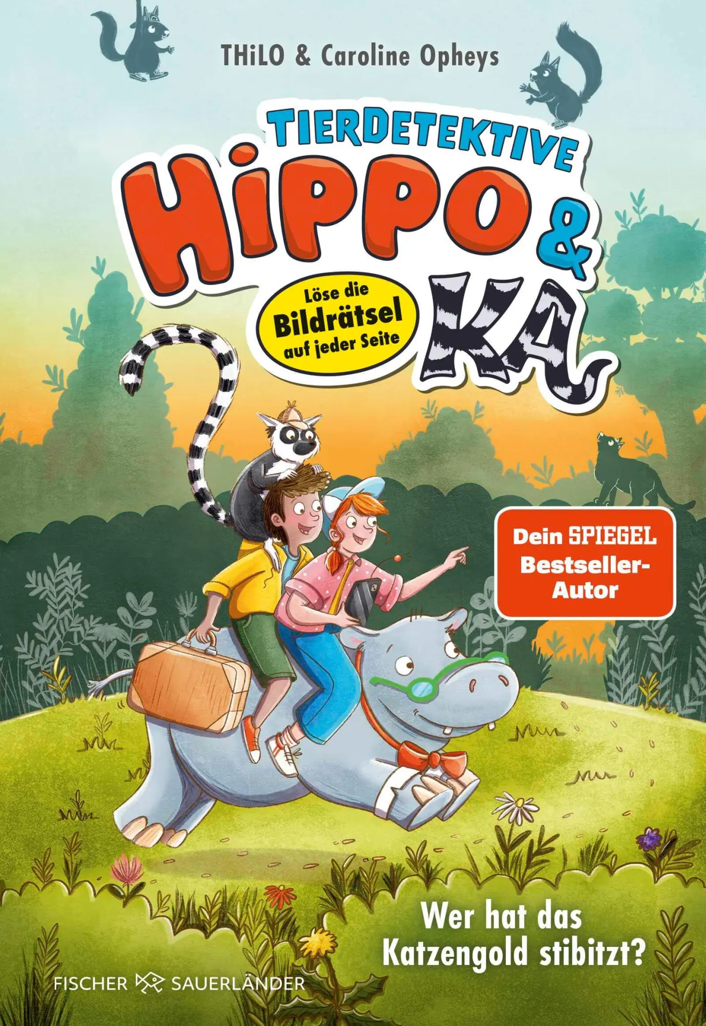 Cover: 9783737373494 | Tierdetektive Hippo &amp; Ka - Wer hat das Katzengold stibitzt? | Thilo
