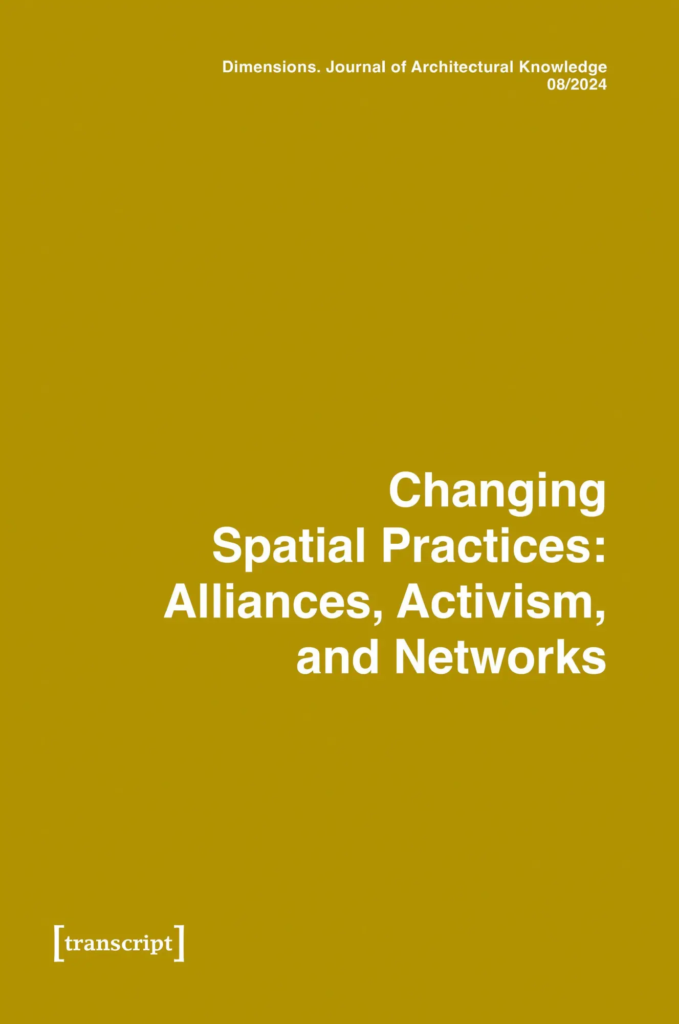 Cover: 9783837673494 | Dimensions. Journal of Architectural Knowledge 4 | Baxi (u. a.) | Buch