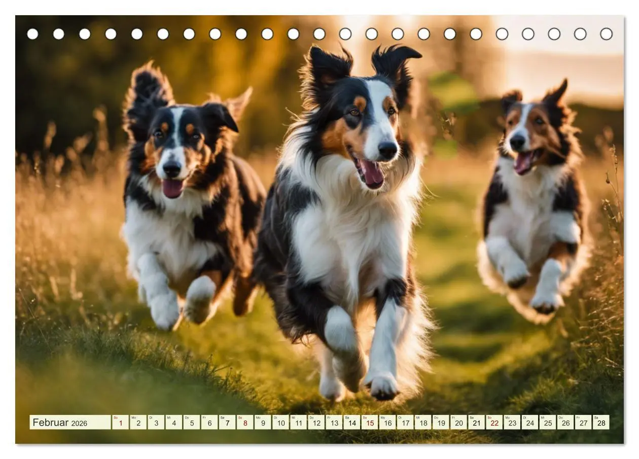 Bild: 9783457403594 | Traumhund Collie (Tischkalender 2026 DIN A5 quer), CALVENDO...