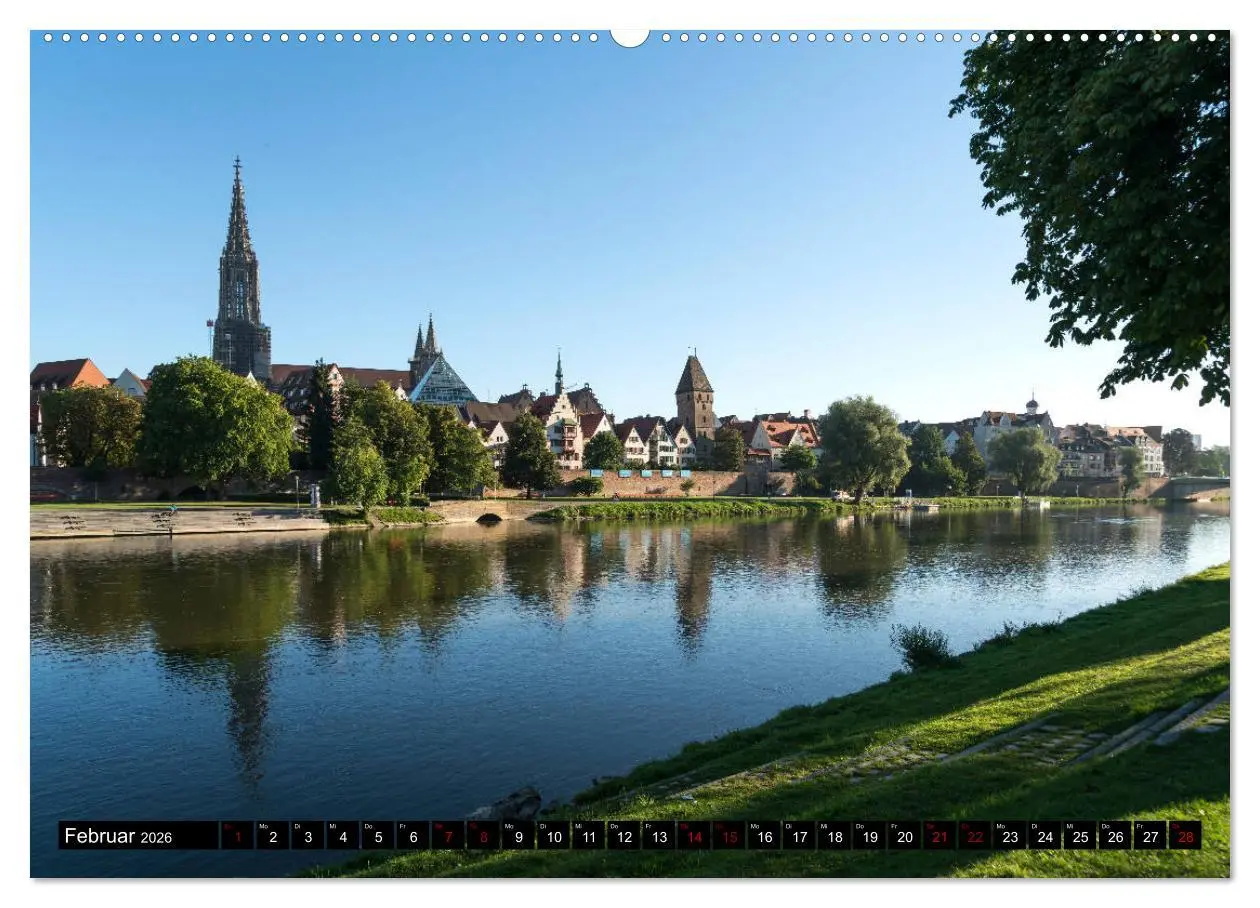 Bild: 9783457883594 | Ulm (Wandkalender 2026 DIN A2 quer), CALVENDO Monatskalender | Deutsch