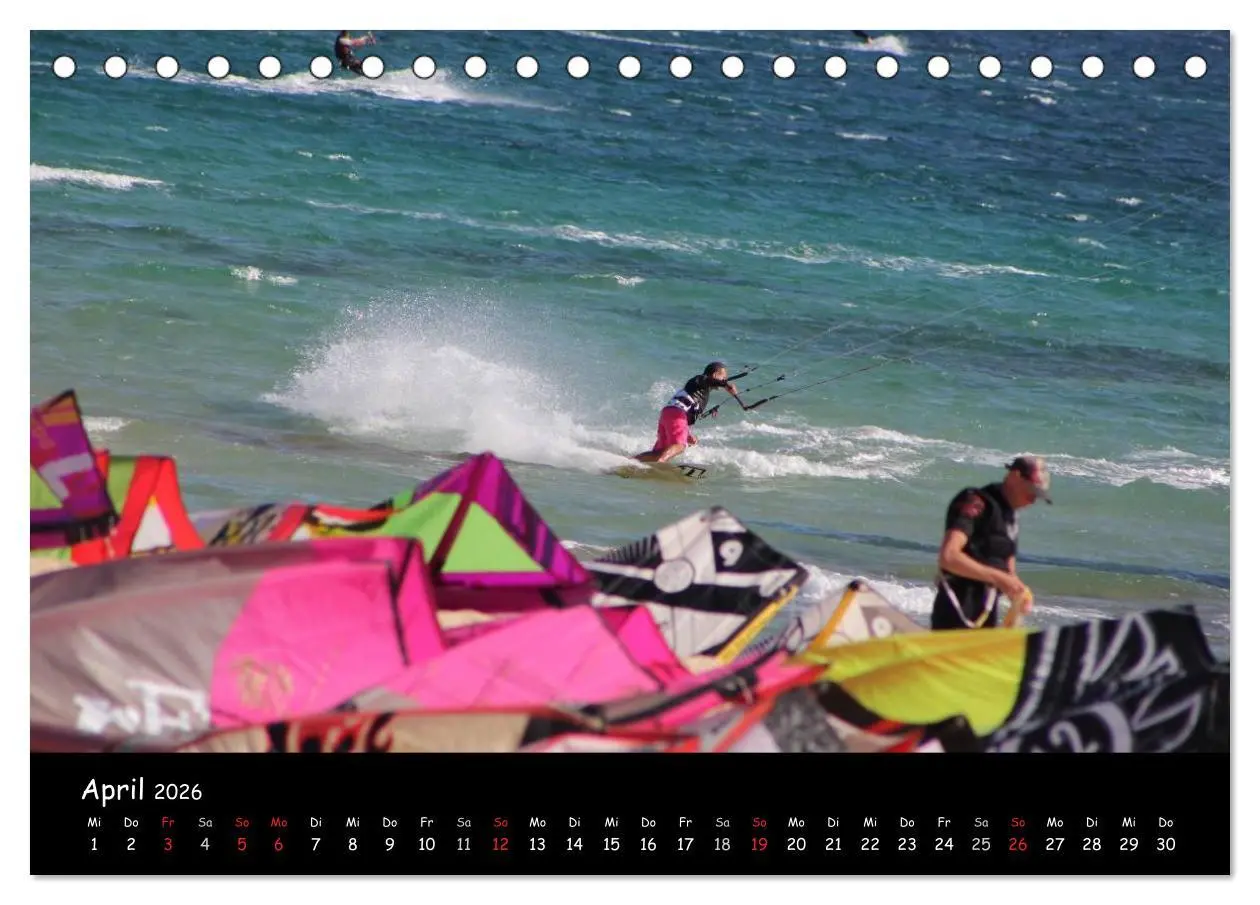 Bild: 9783516113594 | Kitesurfen - Faszination auf dem Wasser (Tischkalender 2026 DIN A5...