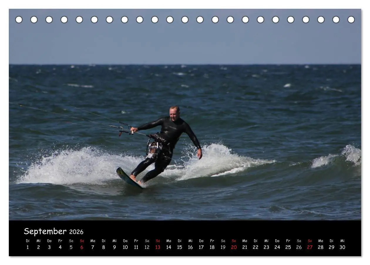 Bild: 9783516113594 | Kitesurfen - Faszination auf dem Wasser (Tischkalender 2026 DIN A5...