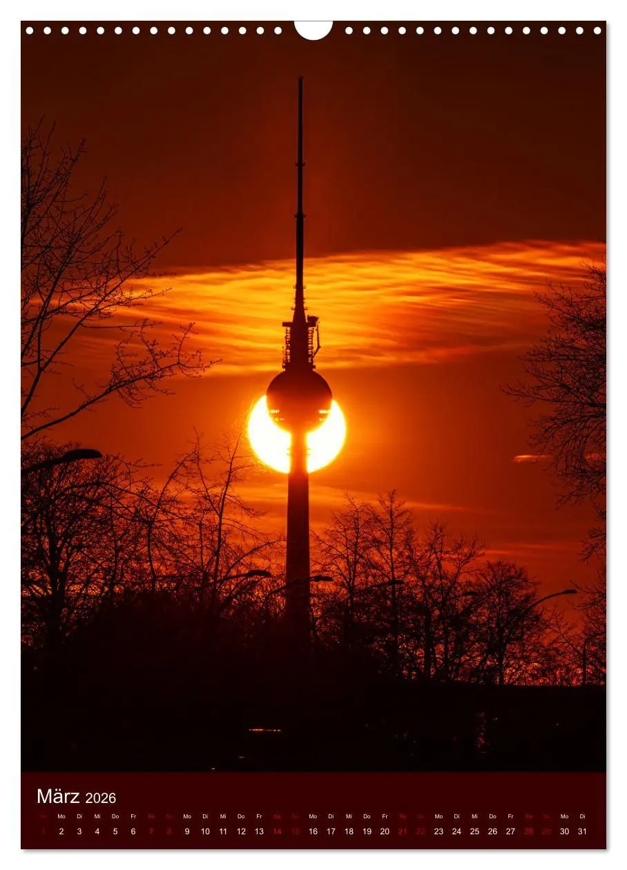 Bild: 9783516353594 | Berliner Fernsehturm - Magische Momente (Wandkalender 2026 DIN A3...
