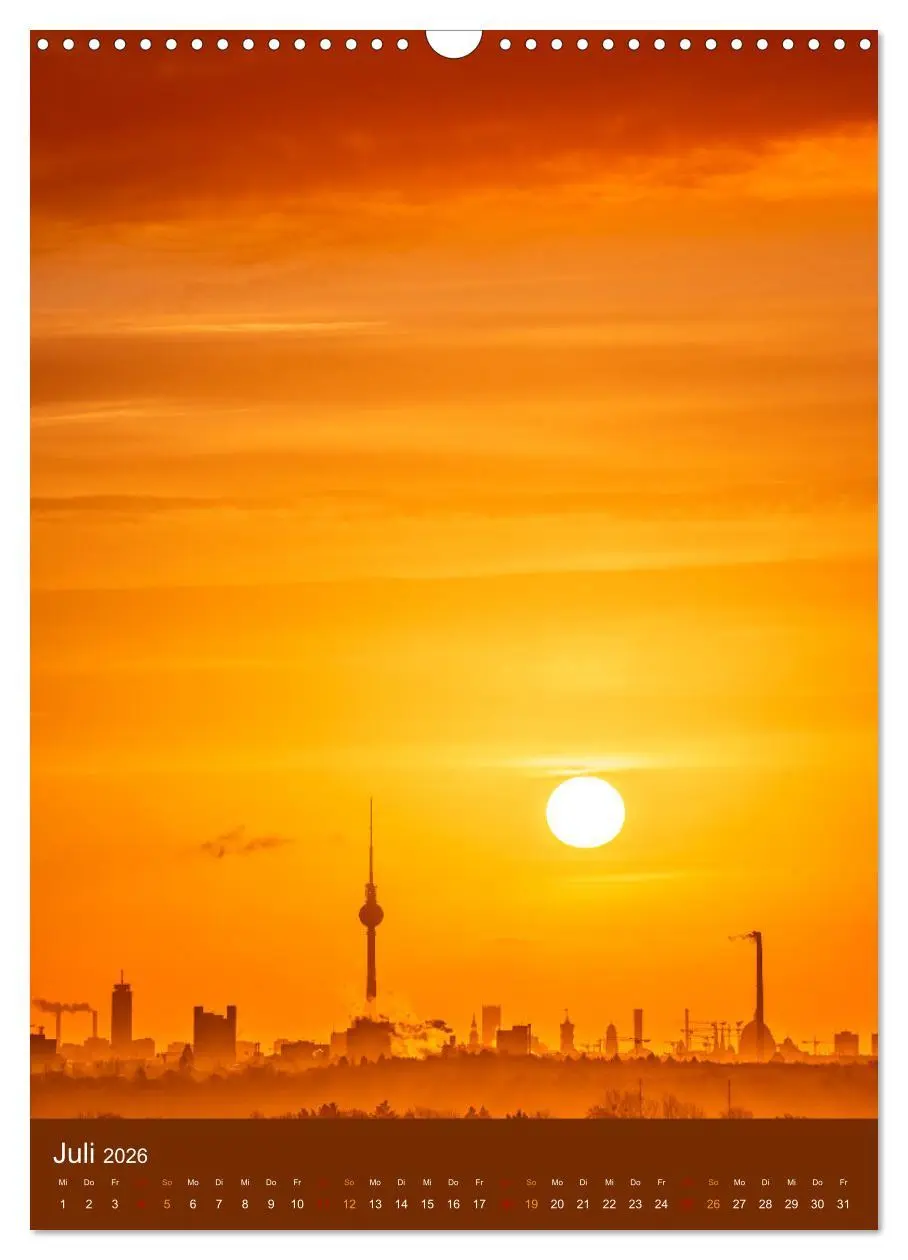Bild: 9783516353594 | Berliner Fernsehturm - Magische Momente (Wandkalender 2026 DIN A3...