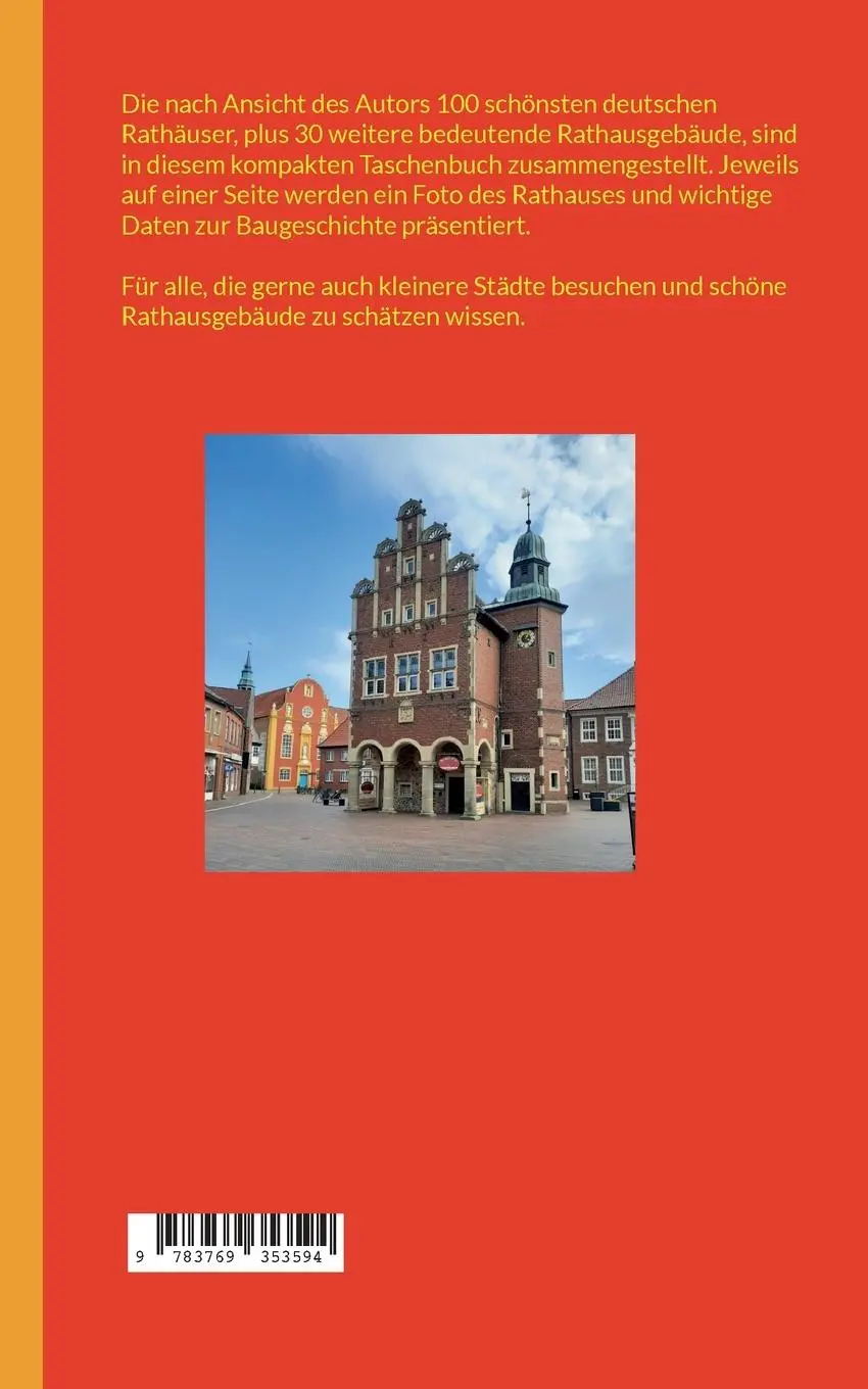 Rückseite: 9783769353594 | Die schönsten Rathäuser Deutschlands | Richard Deiss | Taschenbuch