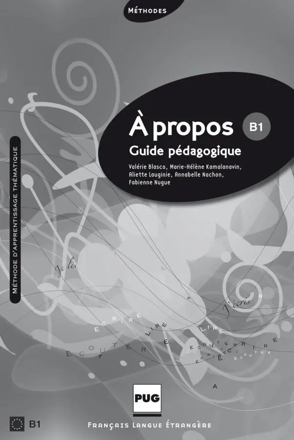 Cover: 9783190233694 | À propos B1 | Guide pédagogique, À propos | Blasco | Taschenbuch