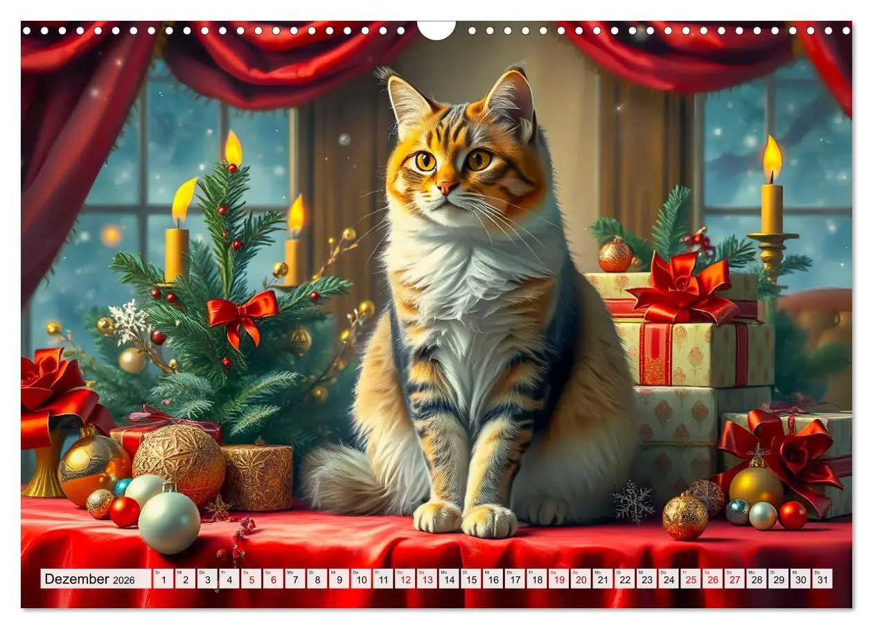Bild: 9783457253694 | Klassische Katzenporträts - Katzen in opulenten Stillleben...