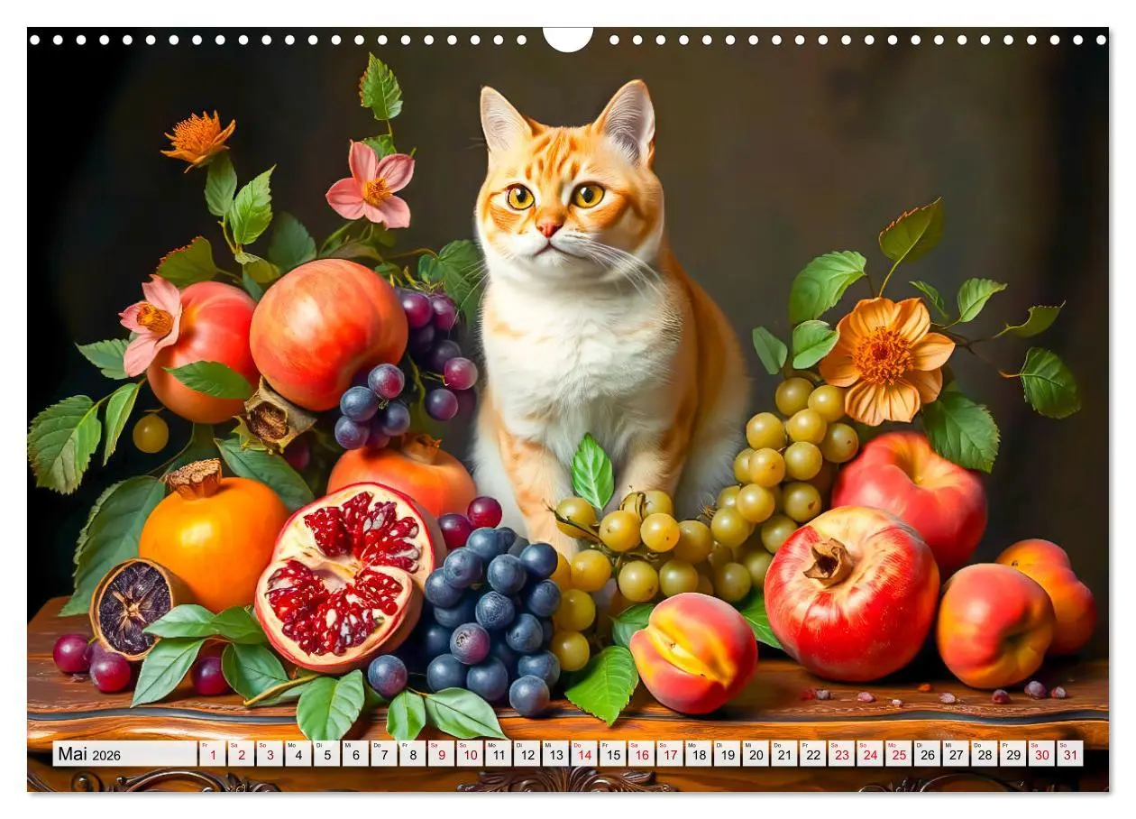 Bild: 9783457253694 | Klassische Katzenporträts - Katzen in opulenten Stillleben...