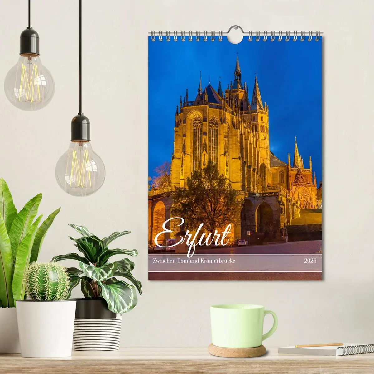 Bild: 9783516583694 | Erfurt - Zwischen Dom und Krämerbrücke (Wandkalender 2026 DIN A4...