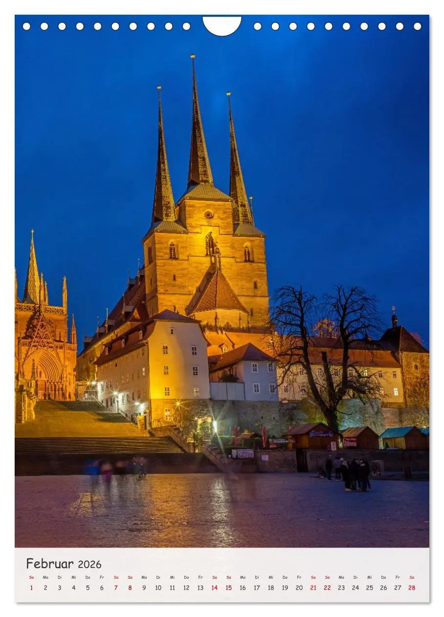 Bild: 9783516583694 | Erfurt - Zwischen Dom und Krämerbrücke (Wandkalender 2026 DIN A4...