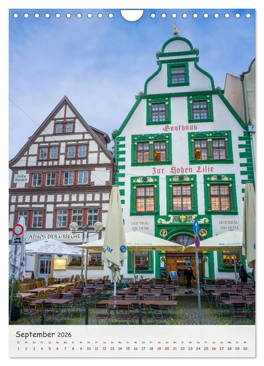 Bild: 9783516583694 | Erfurt - Zwischen Dom und Krämerbrücke (Wandkalender 2026 DIN A4...