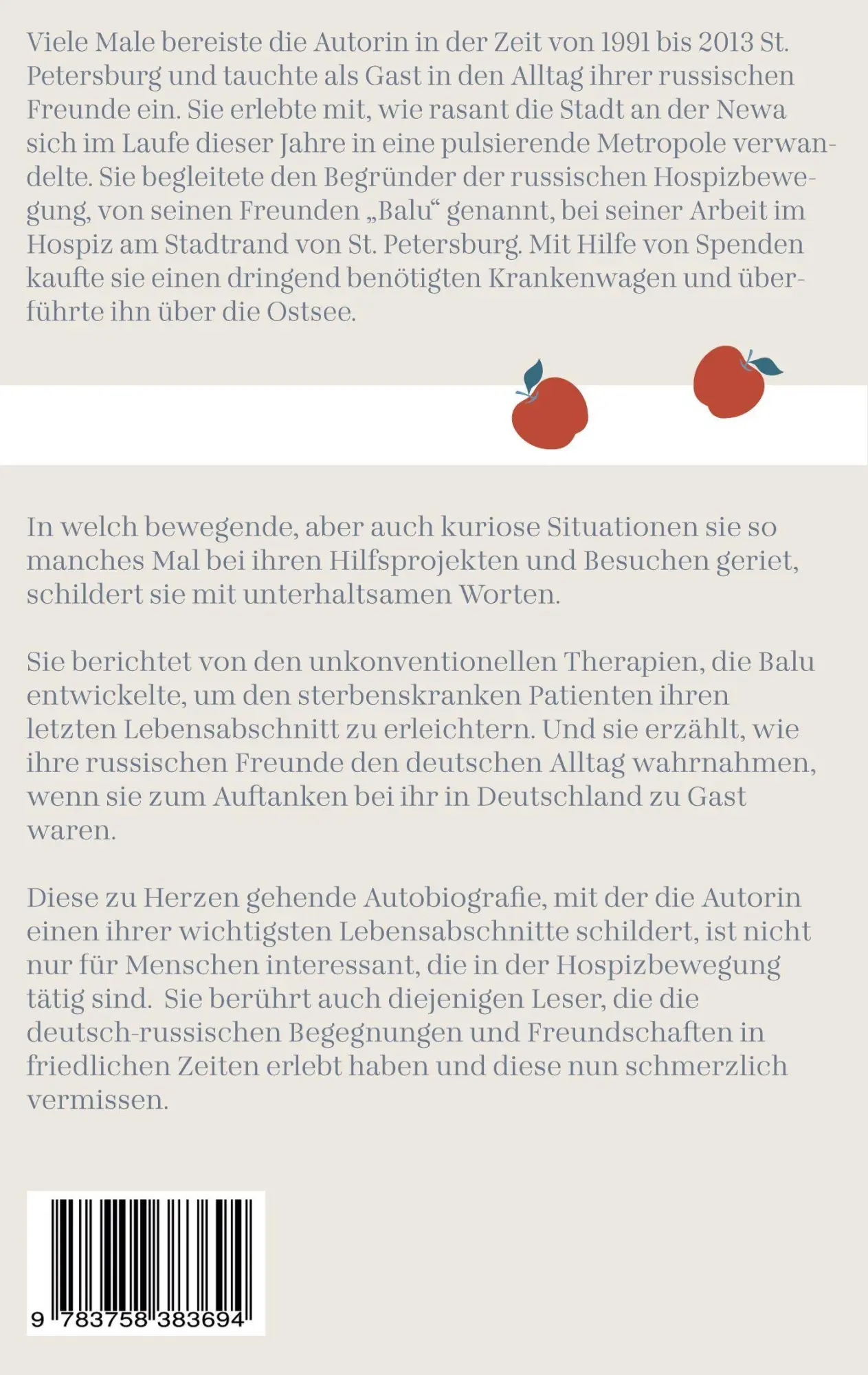 Rückseite: 9783758383694 | Bye bye, Balu | Ich war ein deutsches Schneewittchen in St. Petersburg