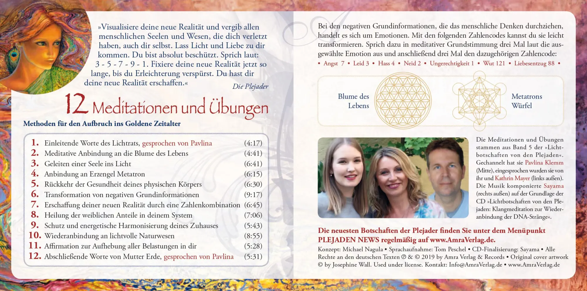 Bild: 9783954473694 | Lichtbotschaften von den Plejaden [Übungs-CD 6] | Pavlina Klemm | CD