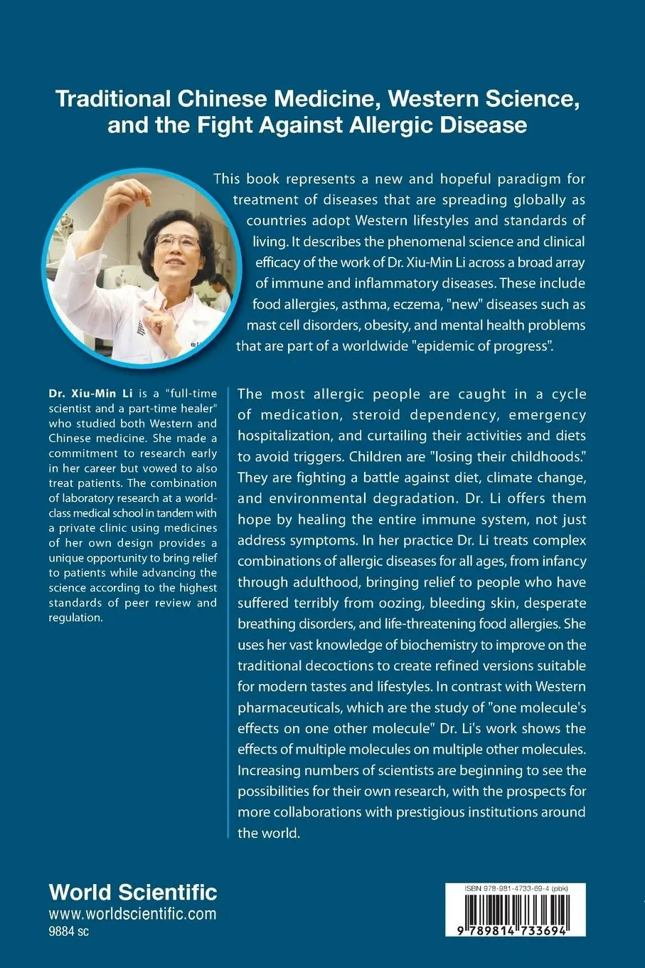 Rückseite: 9789814733694 | TRADITION CHN MED, WEST SCI &amp; FIGHT AGAINST ALLERGIC DISEASE | Ehrlich