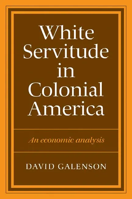 Cover: 9780521273794 | White Servitude in Colonial America | David Galenson | Taschenbuch