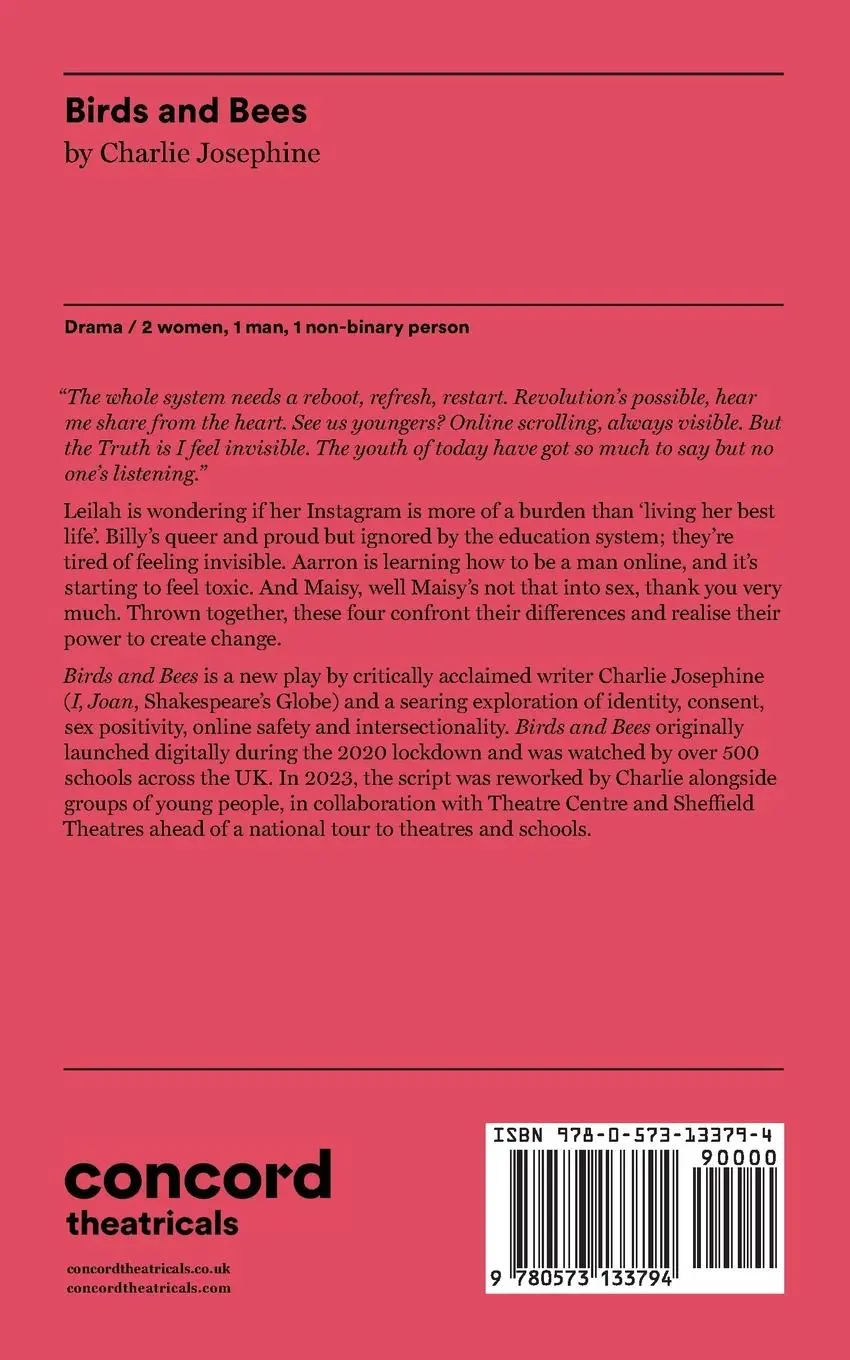 Rückseite: 9780573133794 | Birds and Bees | Charlie Josephine | Taschenbuch | Englisch | 2023