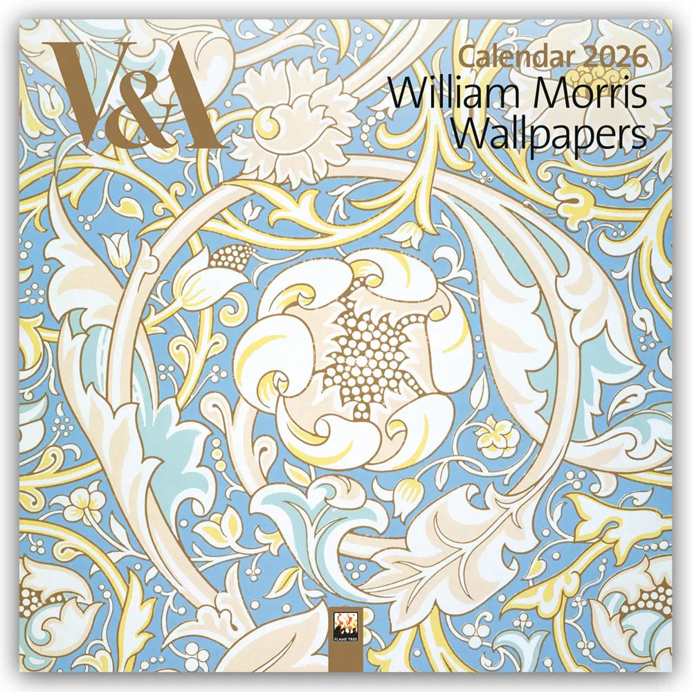 Cover: 9781835623794 | William Morris Wallpapers - Tapetendesign 2026 - Original Flame...