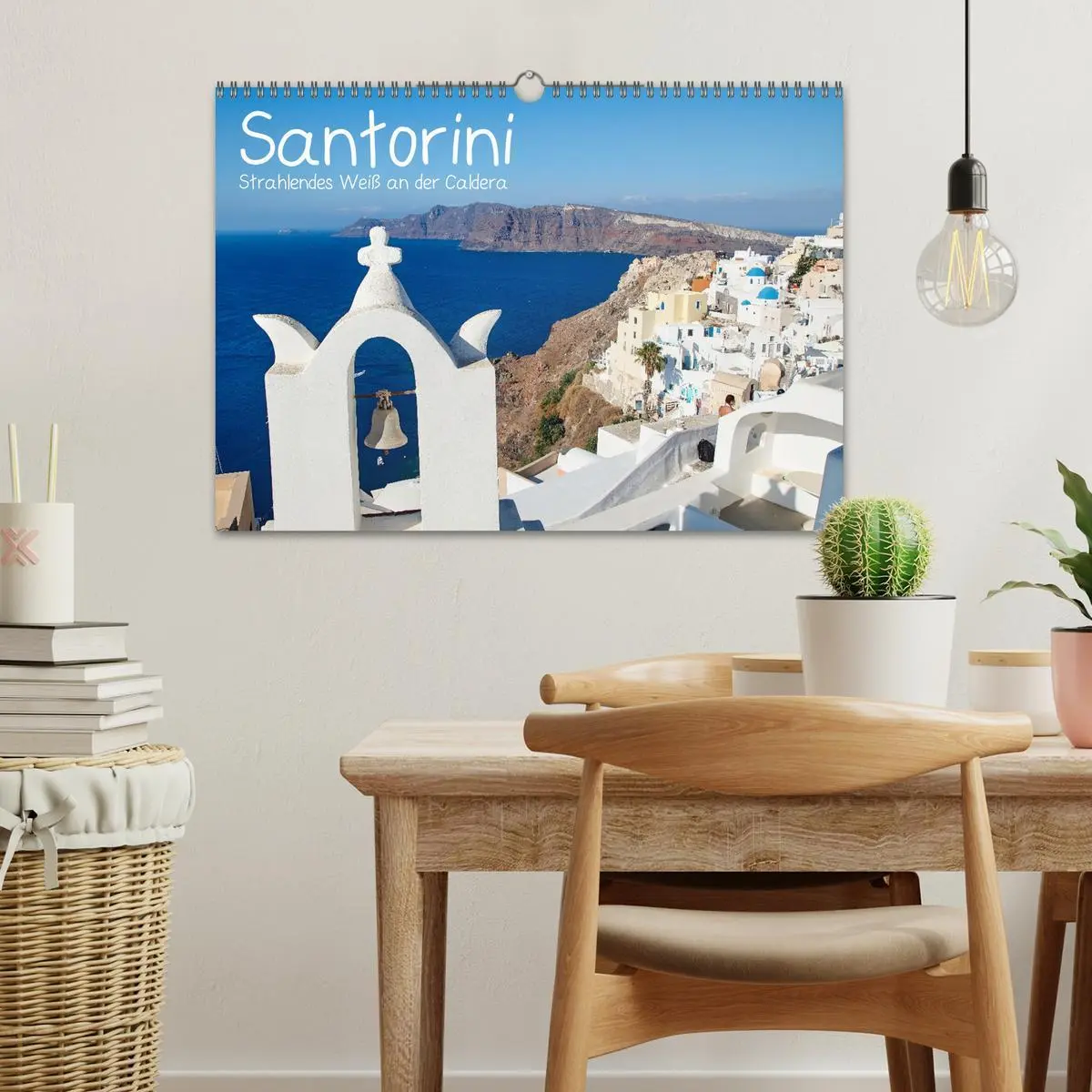 Bild: 9783457623794 | Santorini - Strahlendes Weiß an der Caldera (Wandkalender 2026 DIN...