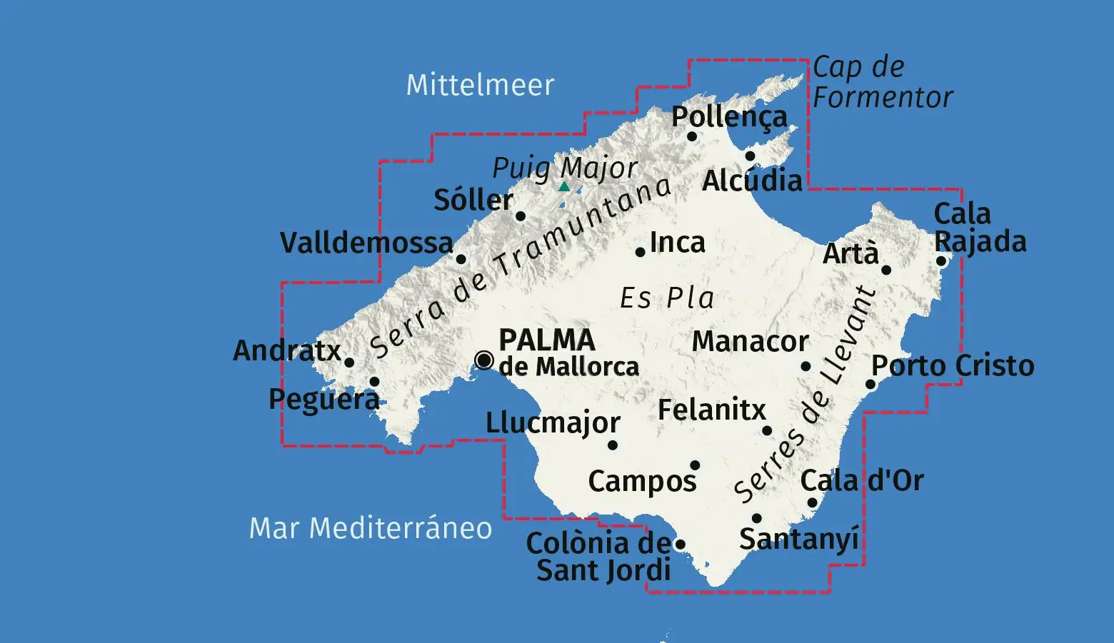 Bild: 9783991543794 | KOMPASS Wanderkarten-Set 2230 Mallorca (4 Karten) 1:35.000 | 4 Bde/Tle