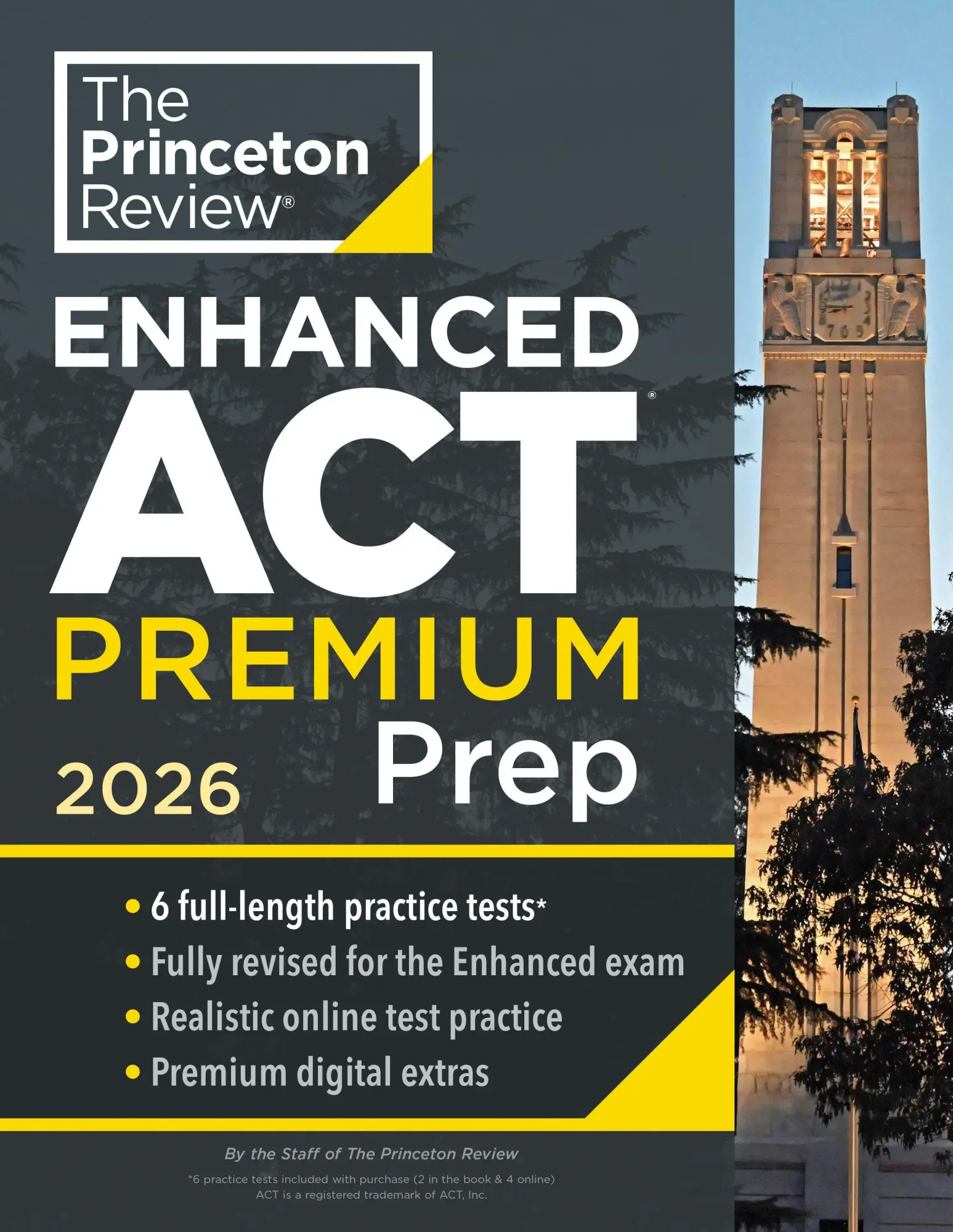 Cover: 9798217223794 | Princeton Review Enhanced ACT Premium Prep, 2026 | Review | Buch