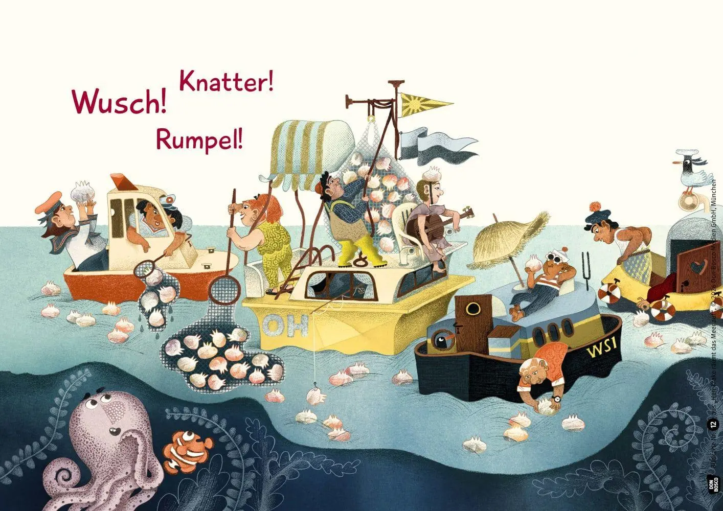 Bild: 4260694923894 | Herr Krake räumt das Meer auf. Kamishibai Bildkartenset | Barbara Rose