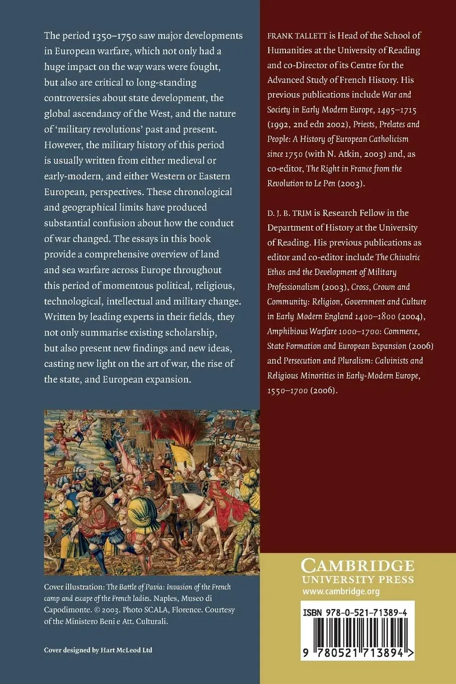 Rückseite: 9780521713894 | European Warfare, 1350-1750 | Frank Tallett (u. a.) | Taschenbuch