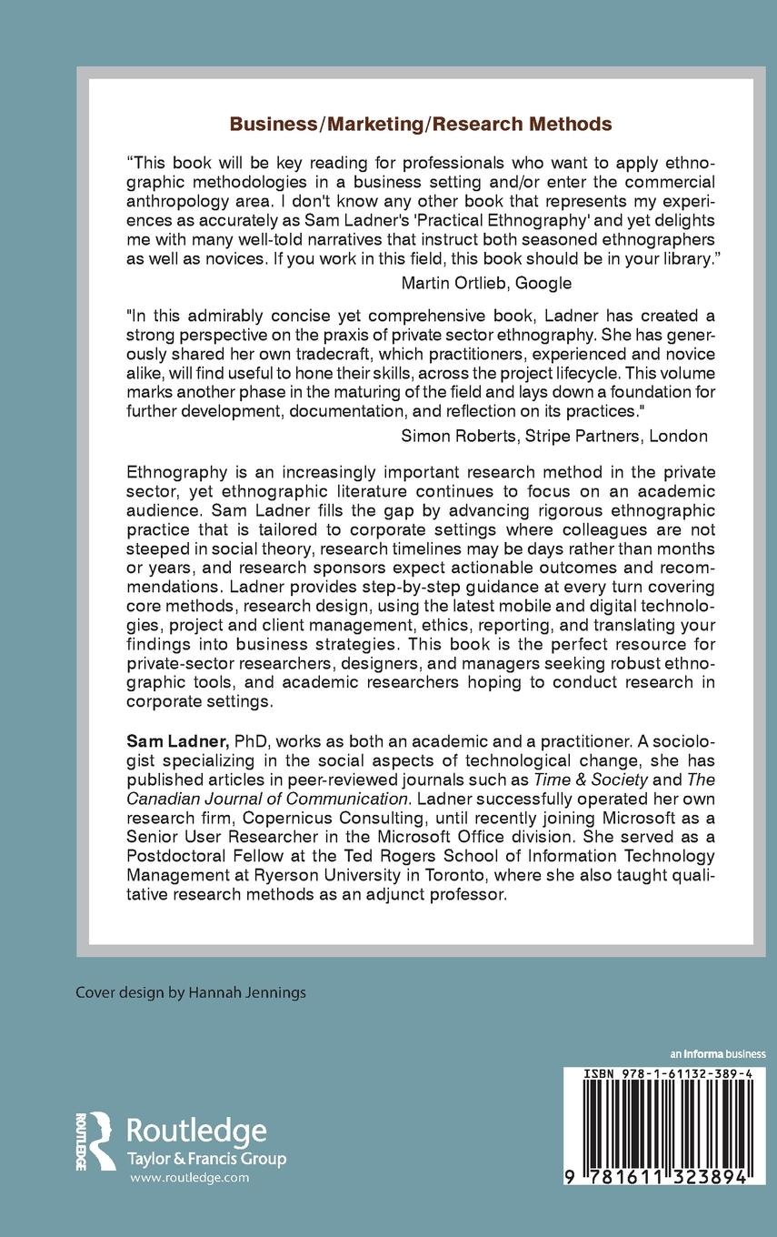 Rückseite: 9781611323894 | Practical Ethnography | Sam Ladner | Buch | Einband - fest (Hardcover)