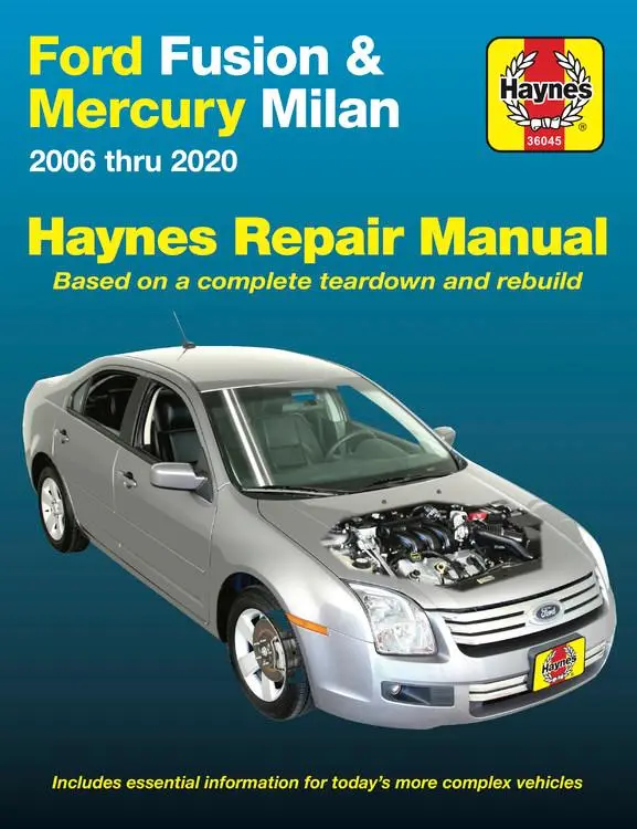 Cover: 9781620923894 | Ford Fusion and Mercury Milan 2006 Thru 2020 | Manuals | Taschenbuch