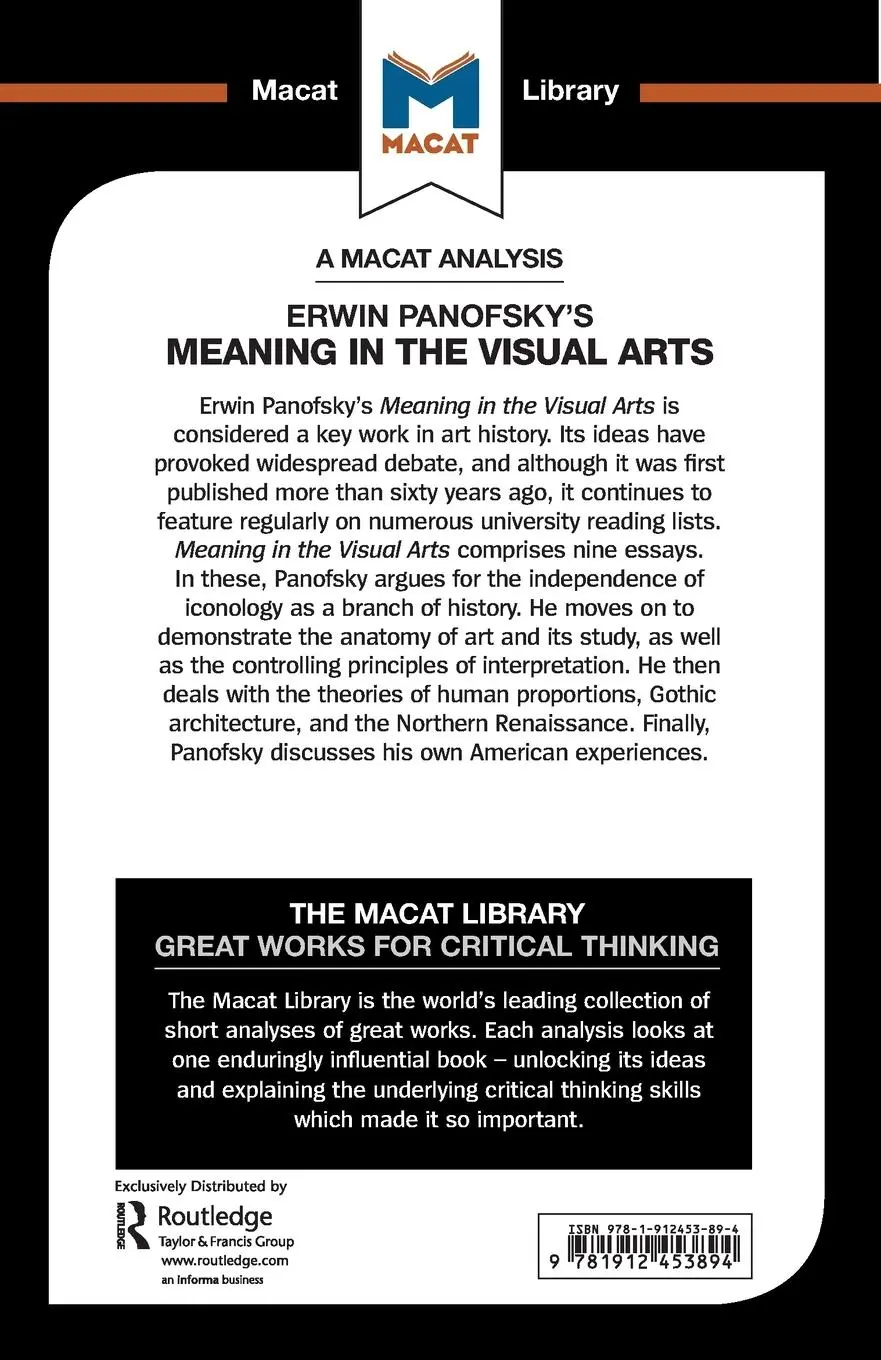 Rückseite: 9781912453894 | An Analysis of Erwin Panofsky's Meaning in the Visual Arts | Kalkanis