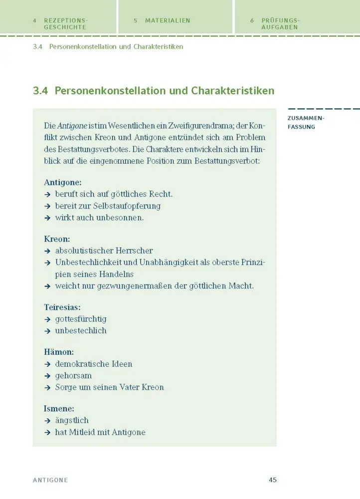 Bild: 9783129303894 | Antigone von Sophokles | Textanalyse und Interpretation | Sophokles