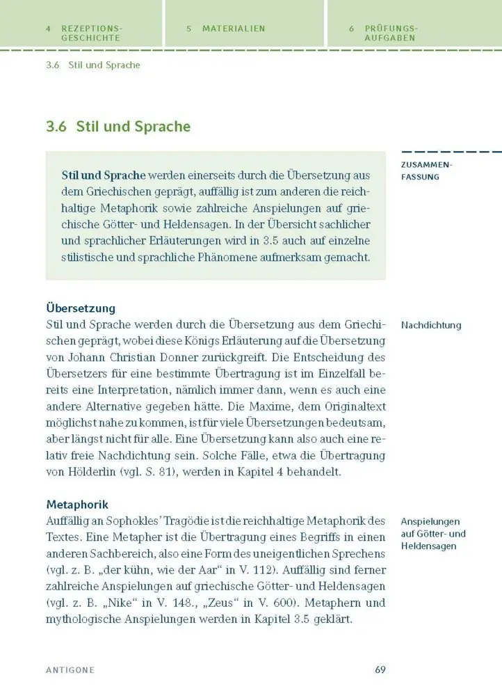 Bild: 9783129303894 | Antigone von Sophokles | Textanalyse und Interpretation | Sophokles