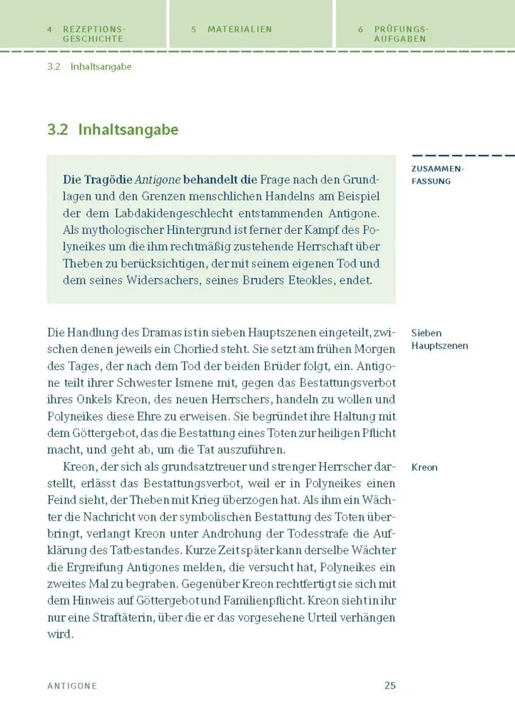 Bild: 9783129303894 | Antigone von Sophokles | Textanalyse und Interpretation | Sophokles