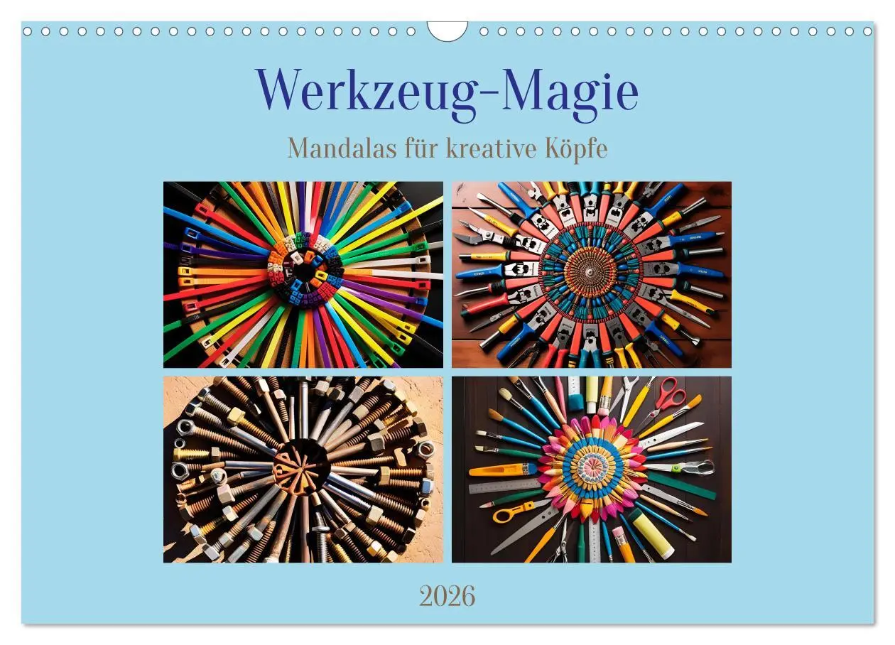 Cover: 9783457303894 | Werkzeug-Magie (Wandkalender 2026 DIN A3 quer), CALVENDO...