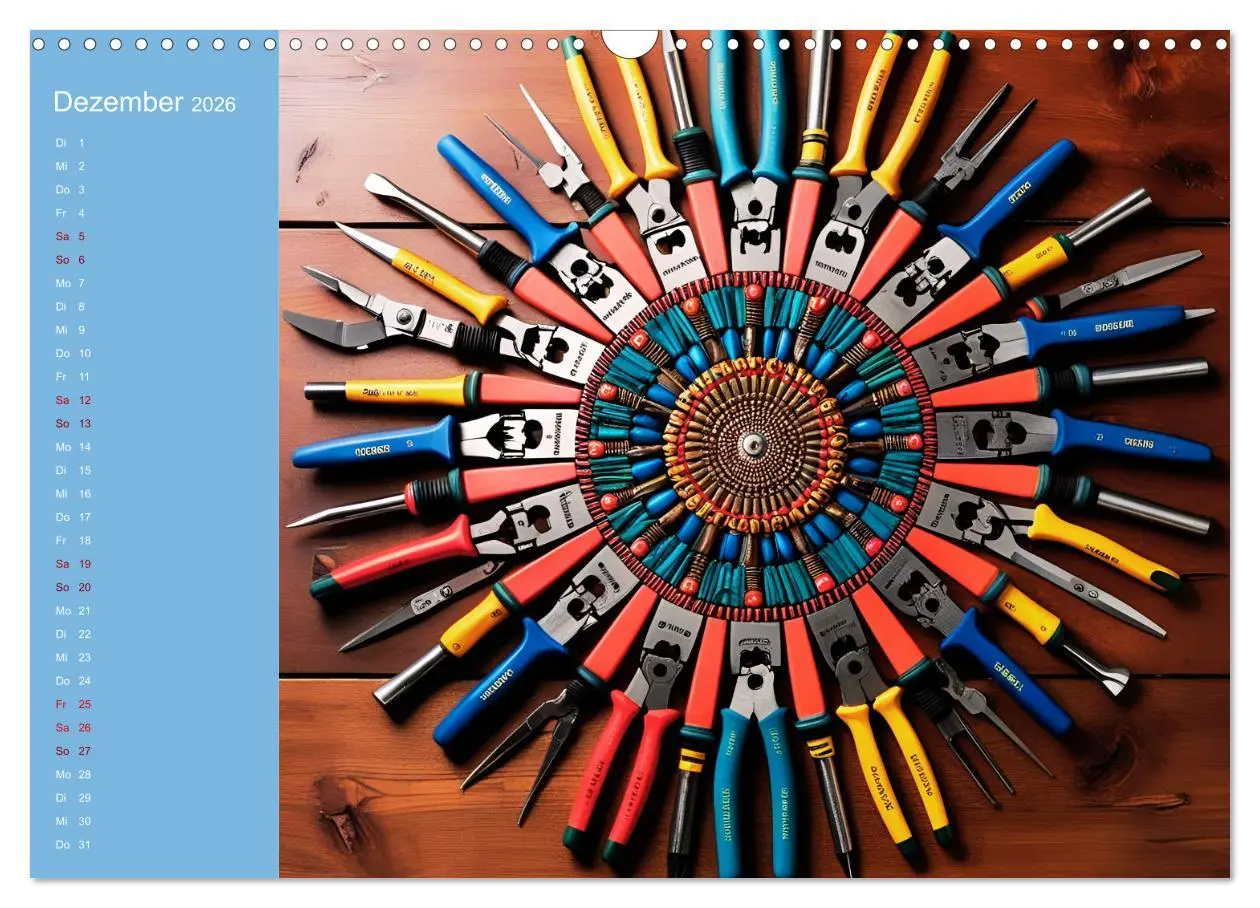 Bild: 9783457303894 | Werkzeug-Magie (Wandkalender 2026 DIN A3 quer), CALVENDO...